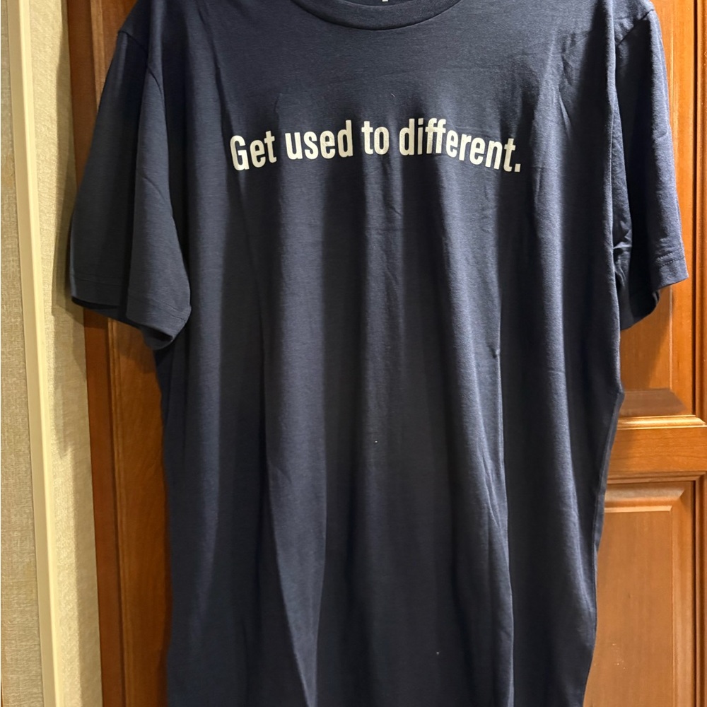 Get Used To Different Navy Graphic T-Shirt
